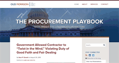 Desktop Screenshot of procurementplaybook.com